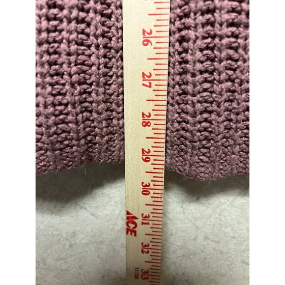 Lucky Brand Women's Brown Knit Long Sleeve Crew Neck Sweater Plus Size 2X Winter - Picture 5 of 7